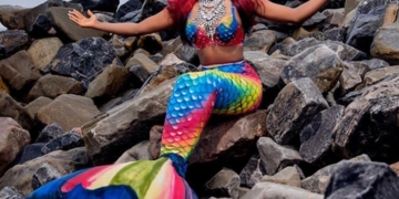 Photos: BBNaija’s Thelma transforms into a mermaid for her 28th birthday