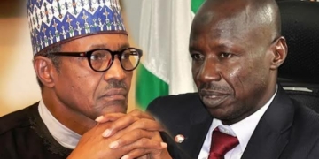 Buhari breaks silence over Magu’s probe, suspension