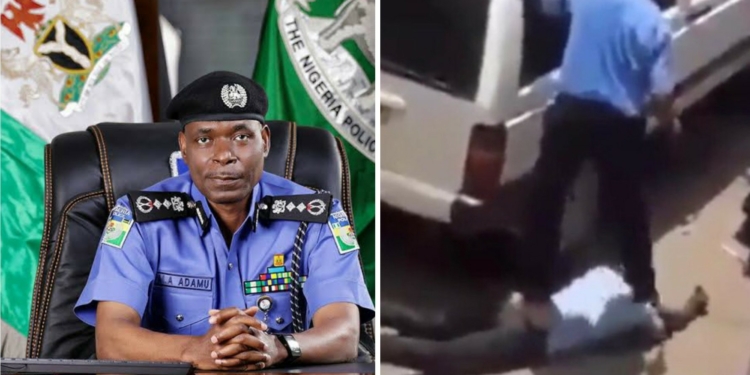 Nigeria Police reacts to viral video of security officer assaulting man