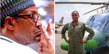 Buhari mourns death of Nigeria’s first female combat pilot Tolulope Arotile