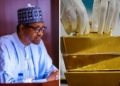 Buhari receives Nigeria’s first artisanally-mined gold