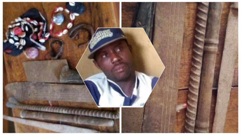 So-Safe corps arrest suspected robbery kingpin with weapons and charms in Ogun