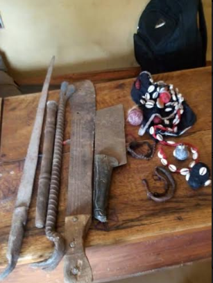 So-Safe corps arrest suspected robbery kingpin with weapons and charms in Ogun