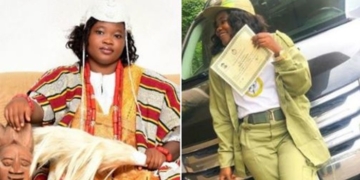 Tinuade Adejuiyegbe Becomes First Seating Tradition Ruler To Attend NYSC Camp