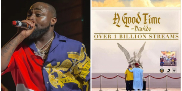 Davido’s “A Good Time” Hits Over A Billion Streams On All Platforms