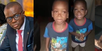 Lagos Governor, Jide Sanwo-Olu To Meet Little Boy Who Asked His Mom To “Calm Down” In Viral Video