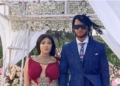 Actress, Angela Okorie marries her fiance Desmond in a romantic beach wedding (Photos)