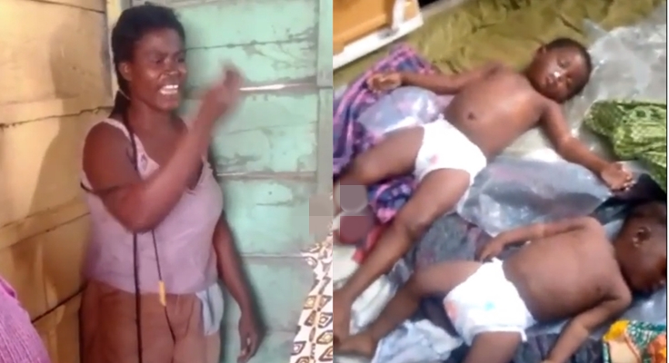 Ghanaian Woman Kills Twin Babies Because Her Husband Gives Her Little Money Per Week (Video)