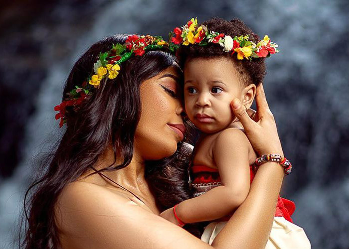 PHOTO: Reality star, TBoss marks her daughter's first birthday in style