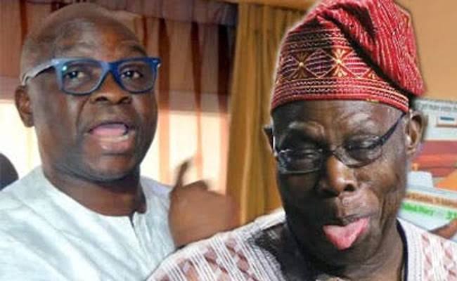 Ex-governor of Ekiti, Fayose reveals what he would do to Obasanjo if he becomes president