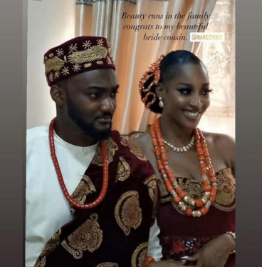 BBNaija's Ozo's sister, Ugy marries her long time best friend (Photos)