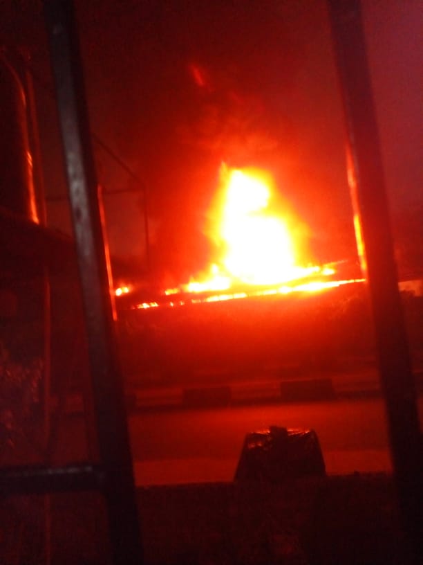 Guinness warehouse gutted by fire in Lagos