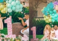 Sarah Ofili and hubby, Seigha Adukeh, celebrate daughter, Siena, on first birthday