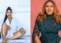 Video: Nollywood actress, Angela Okorie gives her colleague, Chita Johnson a rude shock on her birthday