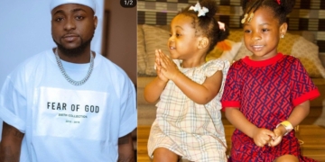 Davido gifts his daughters, Imade and Hailey wristwatches worth #60 million