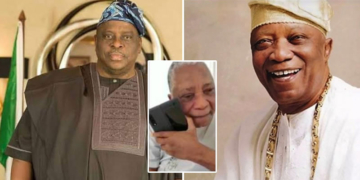 LEAKED VIDEO: Sen. Buruji begs lotto business rival 'Baba Ijebu' for forgiveness before kicking the bucket