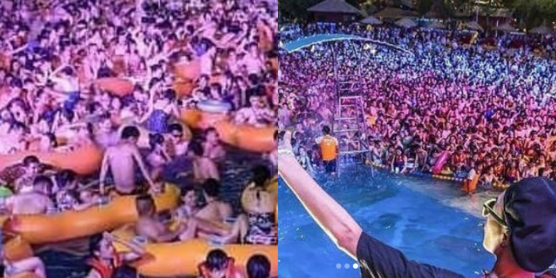 Wuhan holds pool party with thousands in attendance 3 months after reporting no new COVID-19 cases,