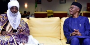 Sanusi visits El-Rufai in Kaduna