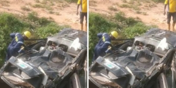 Four dead on Lekki-Epe expressway as Toyota Camry somersaults