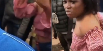 Lady 'runs mad' after jumping off a bike in Ado-Ekiti (video)