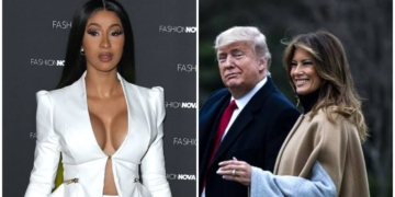 After being called out by journalist, rapper Cardi B shares US First Lady's unclad photo