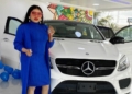 Bobrisky gifts himself a Mercedes Benz as a birthday present (photos/video)
