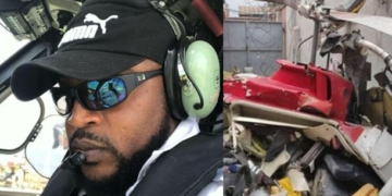 “They waited for police report until he died”- Lady mourns pilot of helicopter that fatally crashed in Lagos