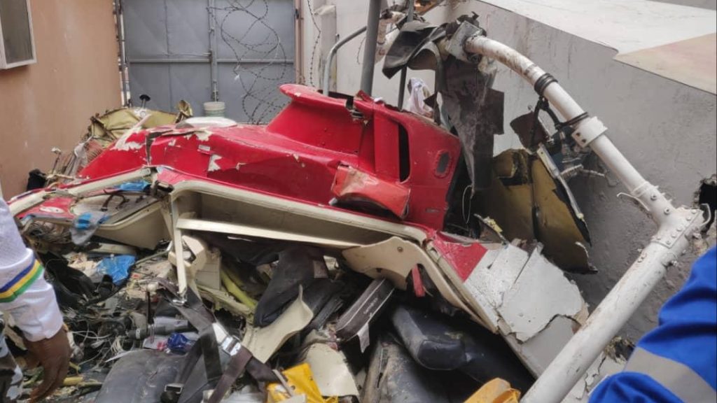 People stole phones and cash of Lagos helicopter crash victims, Eyewitness reveals