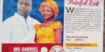 Rampaging suspected cultists kill husband and pregnant wife in Bayelsa church