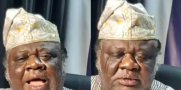 VIDEO: Veteran actor, Chief Kanran weeps bitterly as her begs for financial assistance