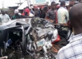 PHOTOS: Many feared dead as truck rams into cars in Edo community