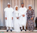 VIDEO: Buhari’s daughter Hanan weds hearthrob Muhammad Turad Shaaban in first Aso Villa wedding