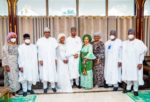 VIDEO: Buhari’s daughter Hanan weds hearthrob Muhammad Turad Shaaban in first Aso Villa wedding