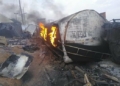 PHOTOS: Tanker explodes in Niger; houses, shops burnt