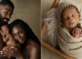 BBNaija star, Mike Edwards and wife, Perri unveil  son’s face in adorable family photos