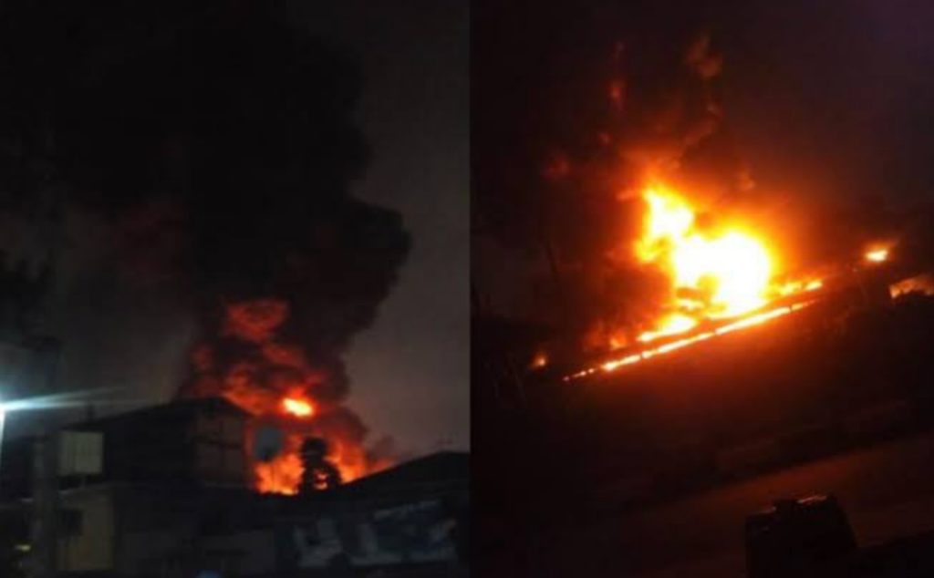 BREAKING: Fire razes Ondo INEC Headquarters, destroys over 5,000 card readers