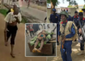 VIDEO: NSCDC officer kills unarmed man in Aba, residents protest with victim's corpse