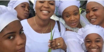 Nigerian female celebrities now rush to white garment churches because of 'special spiritual assistance'