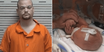 Dad faces death penalty after punching pregnant wife so hard their baby died 38 days after he was born