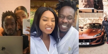 Mr Eazi trends as Nigerians hilariously react to Otedola buying Ferraris for his daughters including his girlfriend,Temi