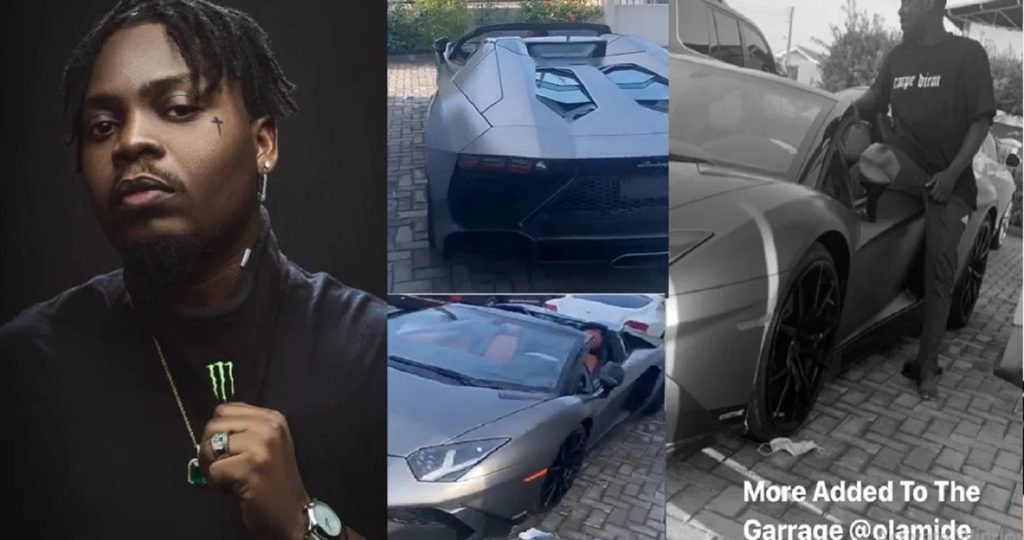 Olamide Reportedly Buys Lamborghini Aventador Worth N218 Million