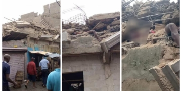 PHOTOS: Four dead, more feared trapped as building under construction collapses in Aba