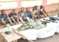 Ogun Police arrest 6 suspected armed robbers operating in military camouflage