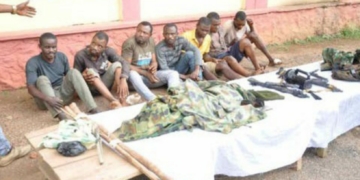 Ogun Police arrest 6 suspected armed robbers operating in military camouflage