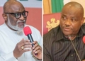 “We don’t allow godfathers in Ondo", Akeredolu warn Wike ahead of election