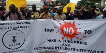 Workers ignore NLC, TUC directive, protest hike in fuel price and electricity tariff in Ibadan