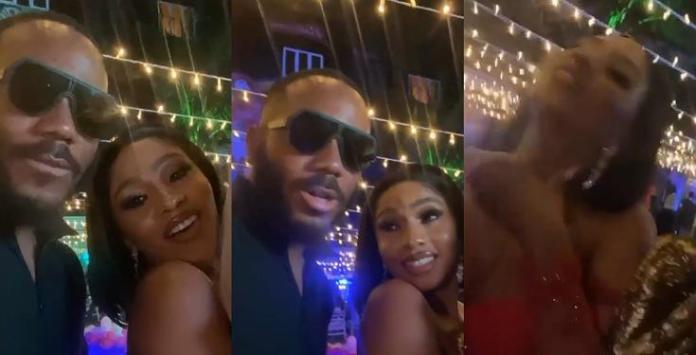 “Kill me, choke me” – Mercy Eke gushes over Kiddwaya during her birthday party (Video)