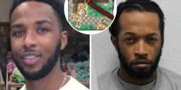 Samuel Odupitan (right) has been convicted of murdering Tyler Roye (left) over a Gucci bag in Croydon