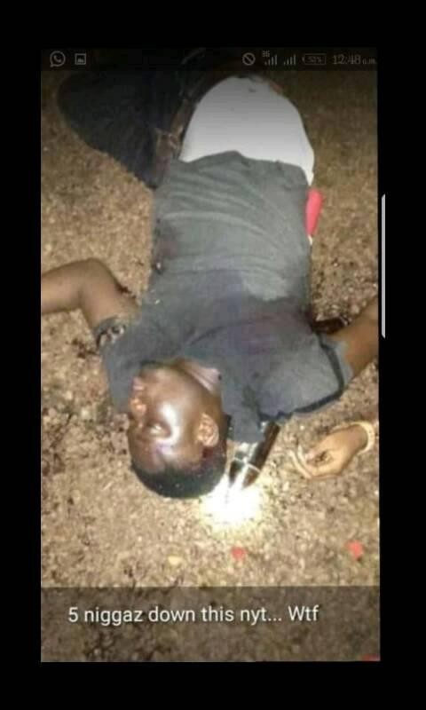 Graphic photos from the scene of the cult clash in Ambrose Alli University Ekpoma where a final year medical student, 9 others were killed