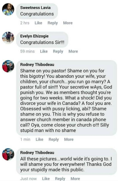 Wife in agony after her pastor husband abandoned her in Canada and returned to Nigeria to marry woman he introduced to her as his sister (photos)